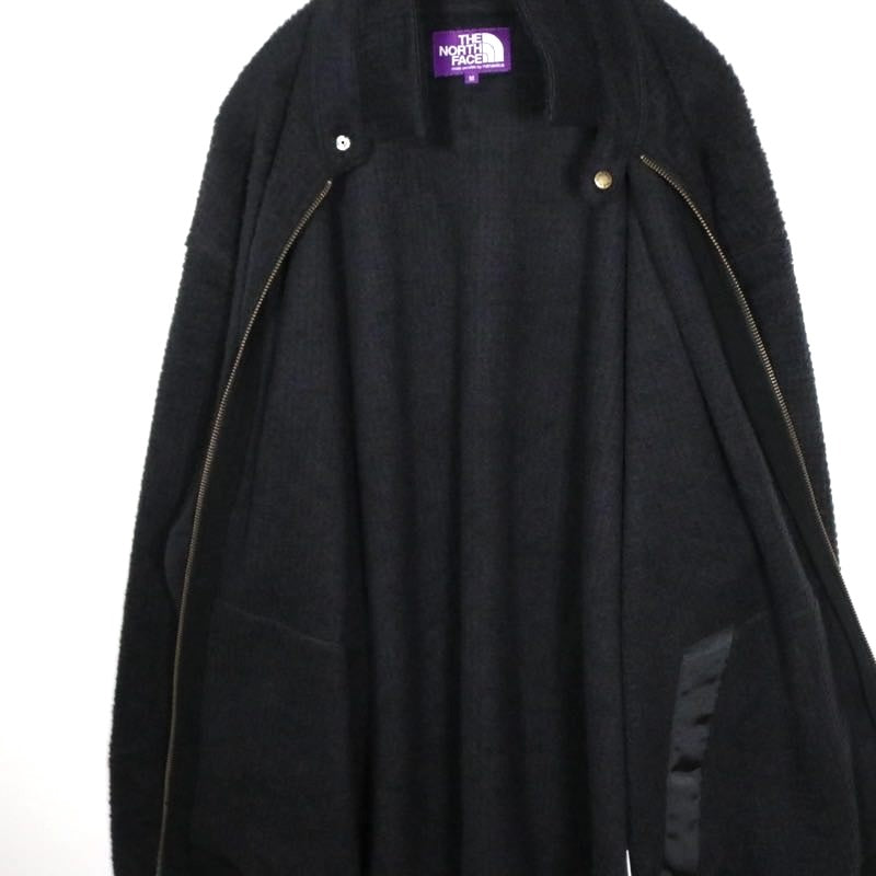 THE NORTH FACE PURPLE LABEL 25AW | POLARTEC Wool Fleece Sweater Jacket "Black" (N25FA051)