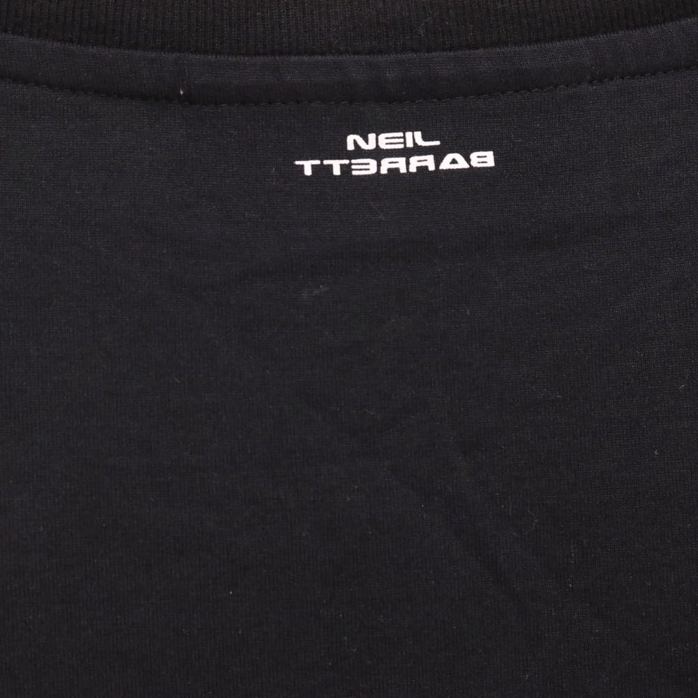 Neil Barrett | Double Thunderbolt Print T-Shirt "Black" (PBJT546S M503S)