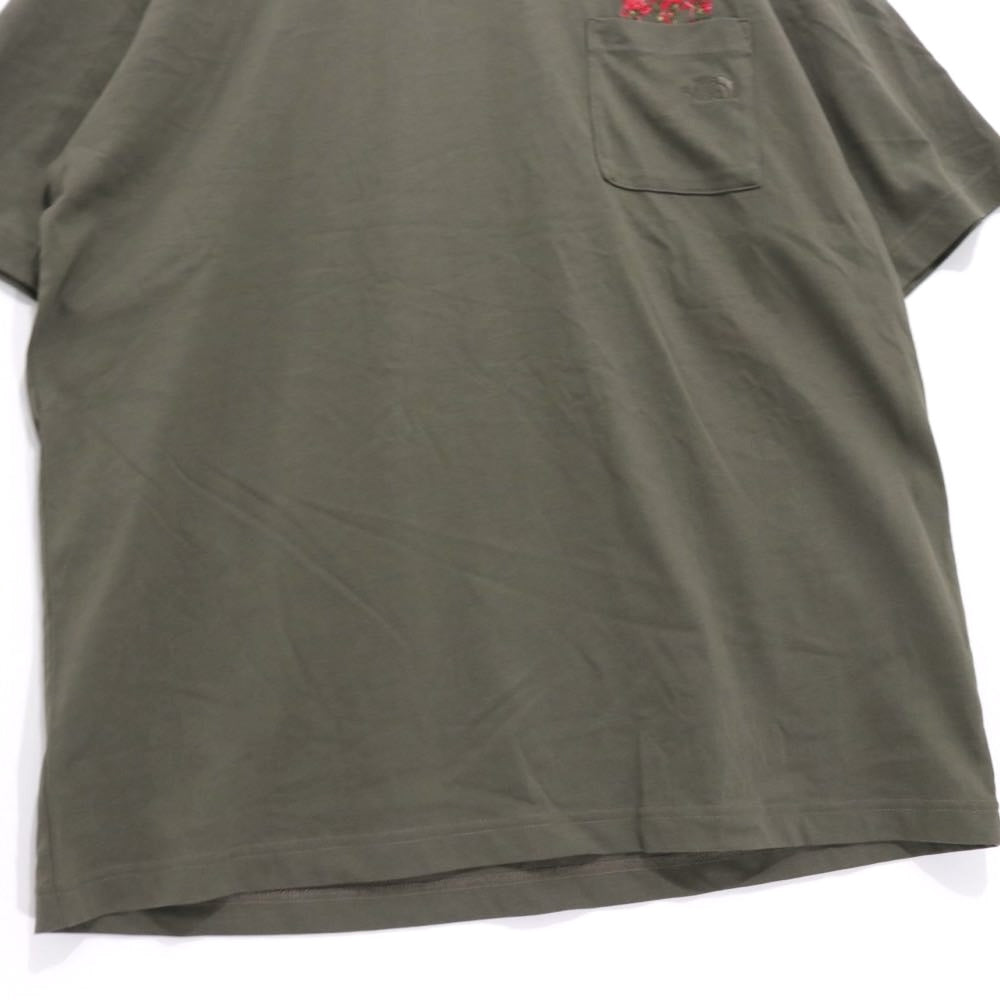 THE NORTH FACE | S/S Flower Logo Tee "New Taupe" (NT82538)