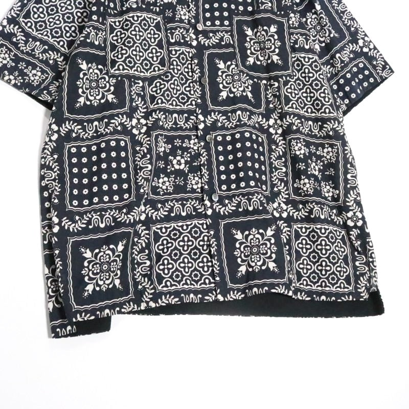 sacai × Reyn Spooner 21SS | Archive Print Mix Shirt "Navy" (21-02471M)