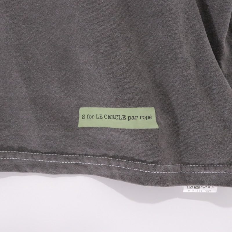 LE CERCLE par ropé | Back Photo Long Sleeve T-Shirt"Black"(LMM14010)