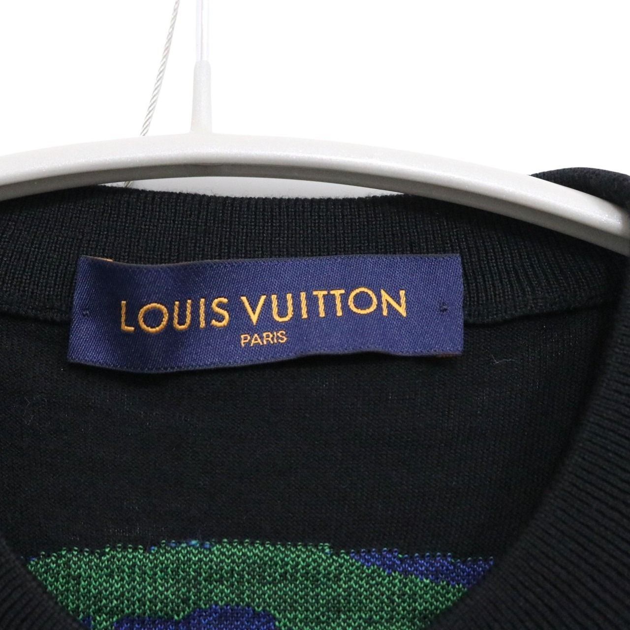 LOUIS VUITTON(ルイヴィトン) 19AW Barcode and Earth Knit T-shirt