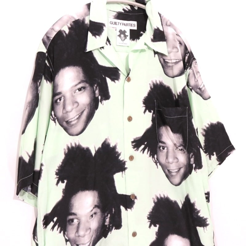 WACKO MARIA 23SS | JEAN-MICHEL BASQUIAT / S/S HAWAIIAN SHIRT (TYPE-1) "MINT"