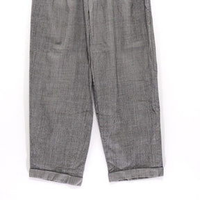 EURO VINTAGE 70s-80s | Bespoke 3Tuck Trousers "OPTIZip / Gray"