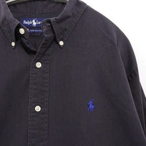 Polo Ralph Lauren 90s-00s | L/S Button-Down Shirt "Black"