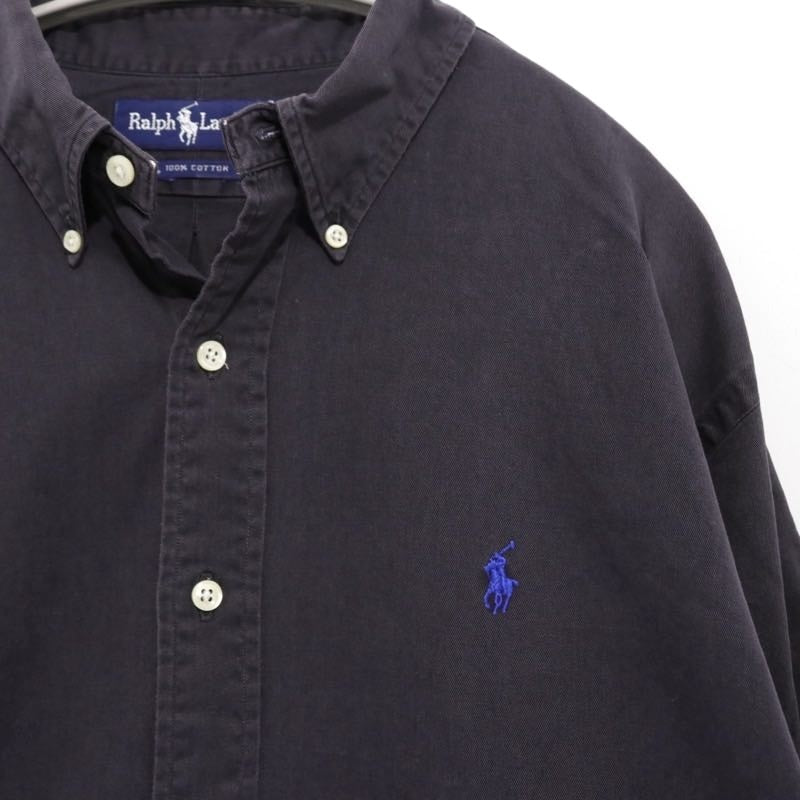 Polo Ralph Lauren 90s-00s | L/S Button-Down Shirt "Black"