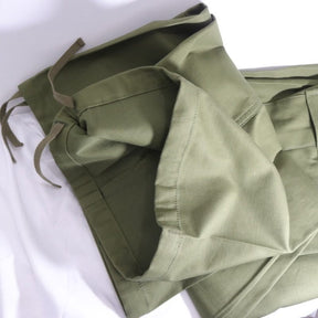 sacai × WTAPS 25SS | Cotton Back Satin Pants "Khaki" (25-03695M)