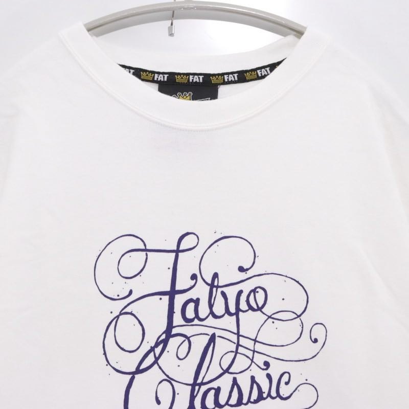 FAT | "Calligraphy" Heavyweight T-Shirt "White" (F31320-TS02-AB)