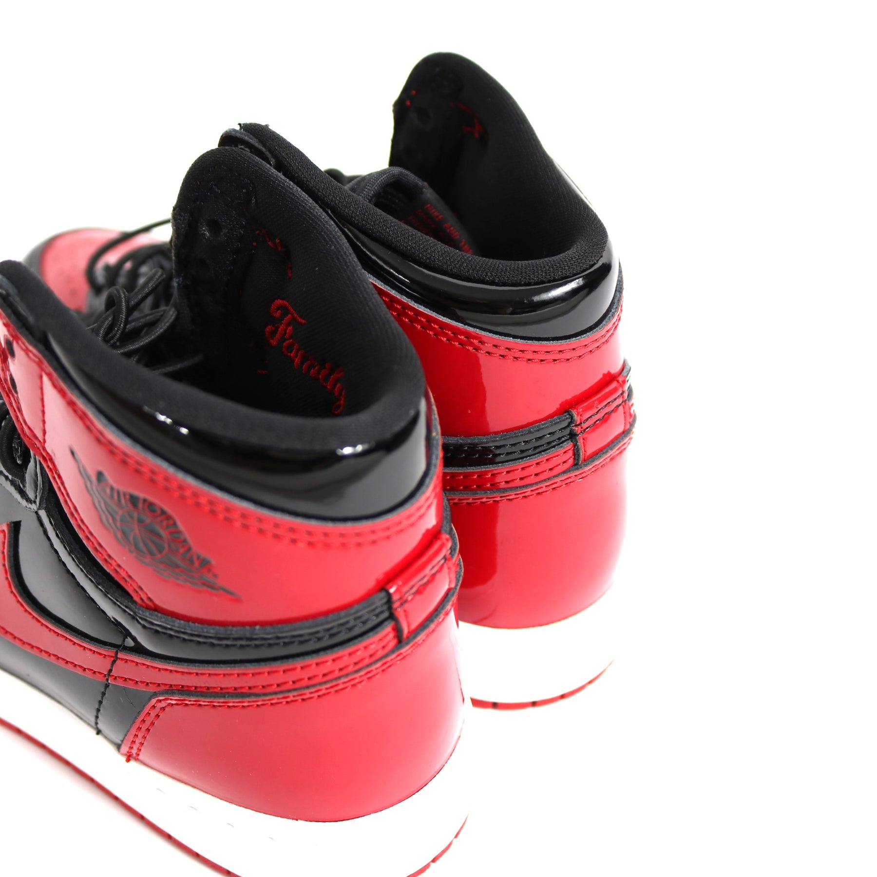 NIKE KIDS 22.5cm スニーカー Nike GS Air Jordan 1 High OG Patent Bred