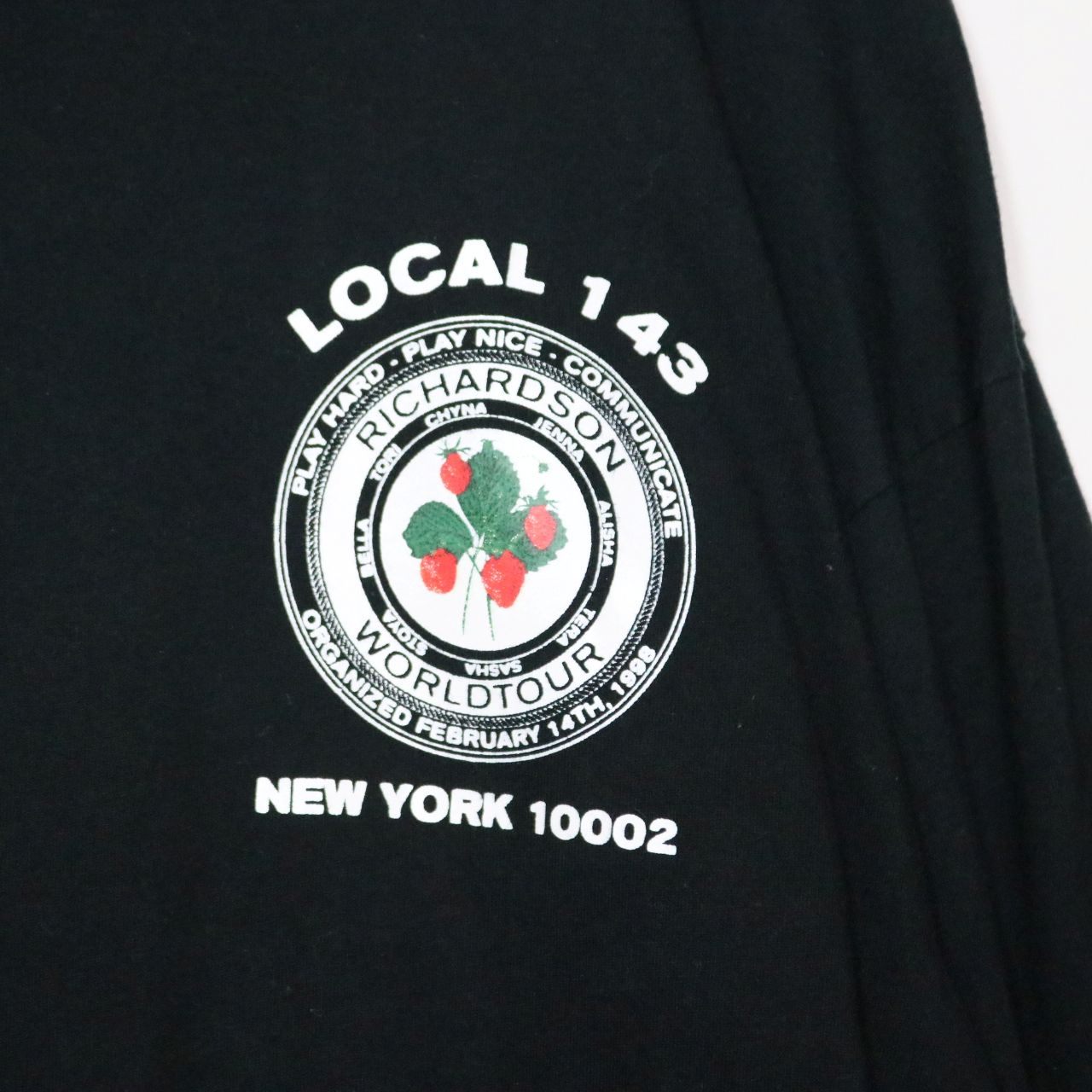 Richardson(リチャードソン) 18ss Strawberry Long Sleeve Tee