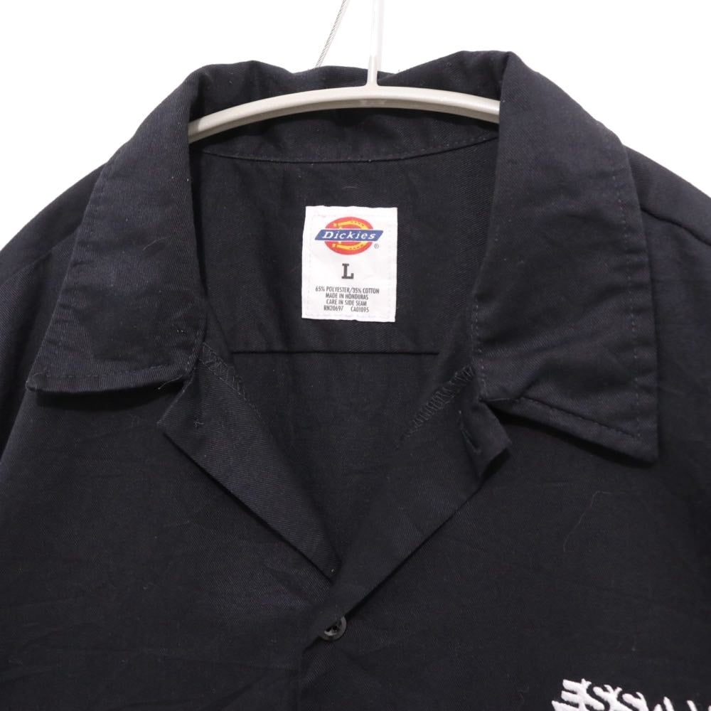 Dickies | Essanay Studio Embroidery L/S Open Collar Shirt "Black"