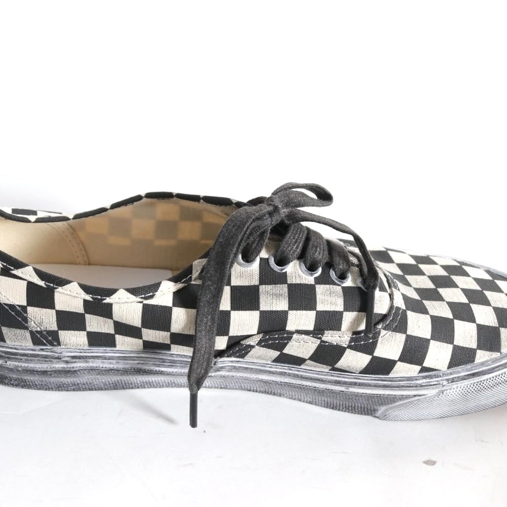 VANS VAULT | OG Authentic LX "Stressed Black / White Checkerboard" (VN0A5FBD95Y1)