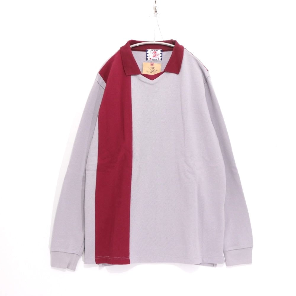 SON OF THE CHEESE 22SS | Hard Kanoko Polo Shirt "Gray" (SC-2210-CT04)