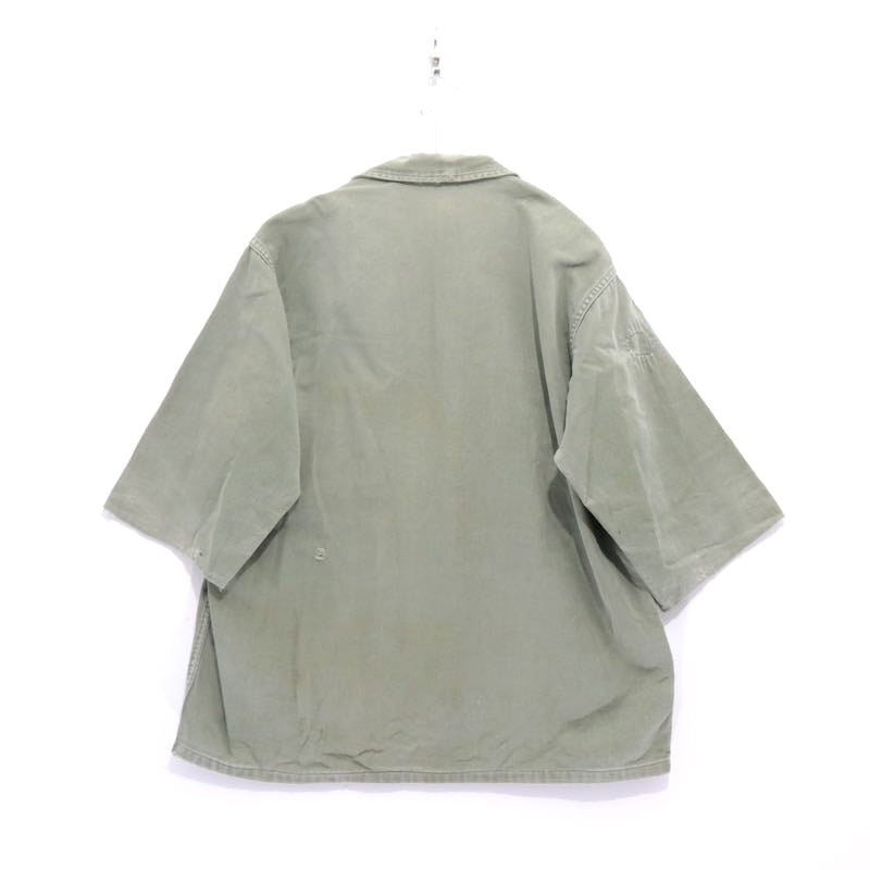 Vintage 40s Style | U.S.ARMY Type Remake S/S Military Shirt "KHAKI"