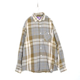 THE NORTH FACE PURPLE LABEL 2025AW | Flannel Plaid Field Shirt "Khaki/Asphalt Gray" (N25FG097)