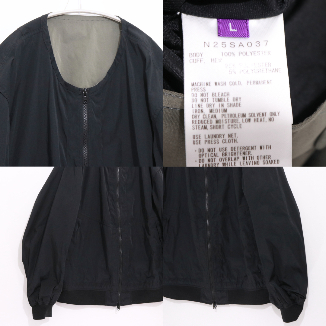 THE NORTH FACE PURPLE LABEL 25SS | Field Double Face Blouson "Khaki x Black" (N25SA037)
