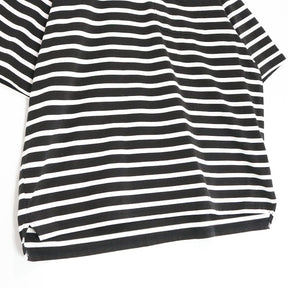 CMF OUTDOOR GARMENT 24FW | BORDER TEE H/S "White/Black" (CMF2402-C12)