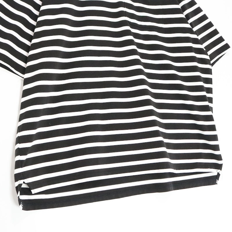 CMF OUTDOOR GARMENT 24FW | BORDER TEE H/S "White/Black" (CMF2402-C12)