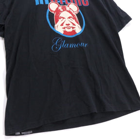 HYSTERIC GLAMOUR × MEDICOM TOY 20AW |  "BE@R & GIRL'S FACE 2020" T-Shirt "Black" (02202CT21)