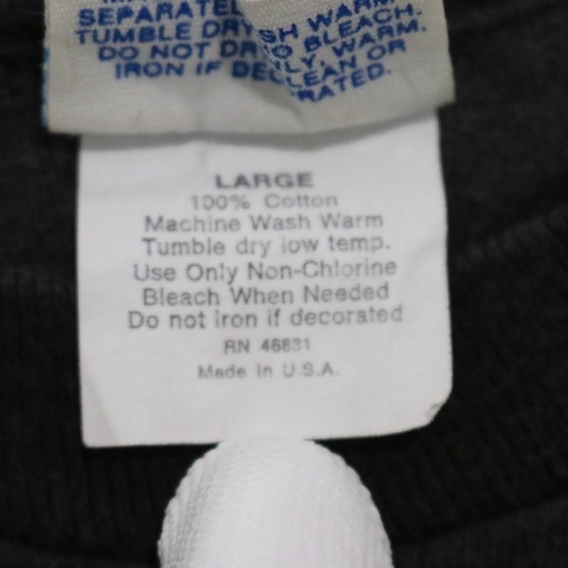 DISNEY 80s | Vintage Mickey Mouse Tee "Black / Blue Tag" (Made in USA)