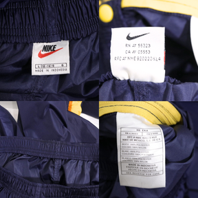 NIKE  90s | White Tag Full-Zip Warm-Up Pants - Boys L