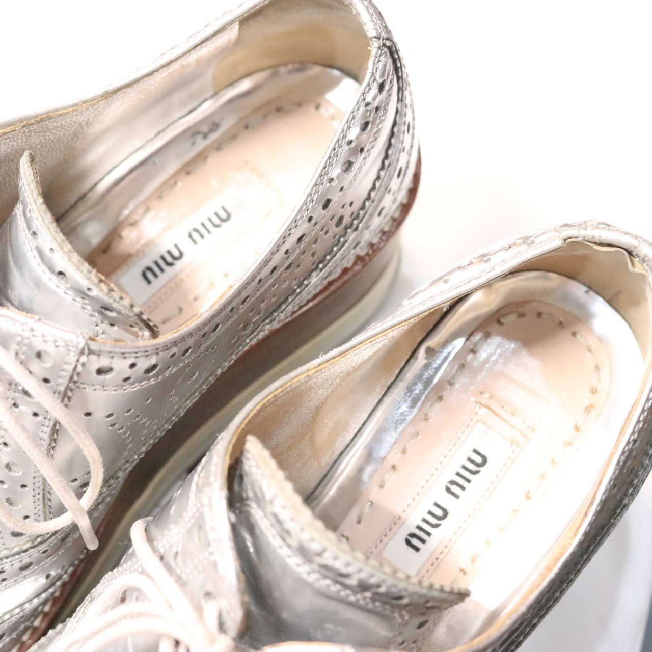 Miu Miu(ミュウミュウ) Platform Oxford Shoes