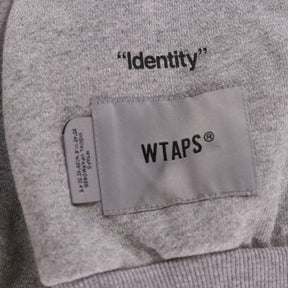 WTAPS | IDENTITY / SWEATSHIRT / COTTON "Grey / ISSUE Print"