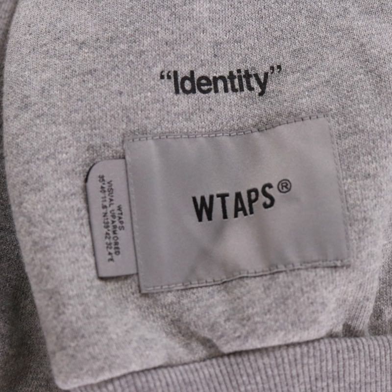 WTAPS | IDENTITY / SWEATSHIRT / COTTON "Grey / ISSUE Print"