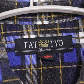 FAT 04FW | Flannel Check Shirt JACK "Blue" (F/04-FW/SH-02)