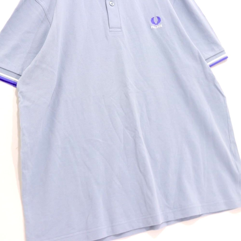 FRED PERRY x PALACE 25AW | Twin Tipped Polo Shirt "Dusty Blue"