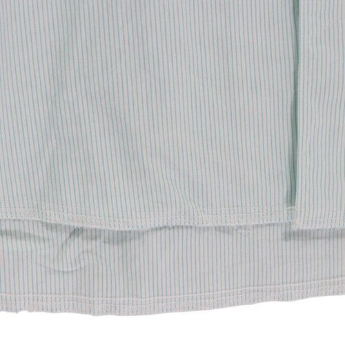 MACKDADDY | Open Collar Stripe Shirt "Green/White"