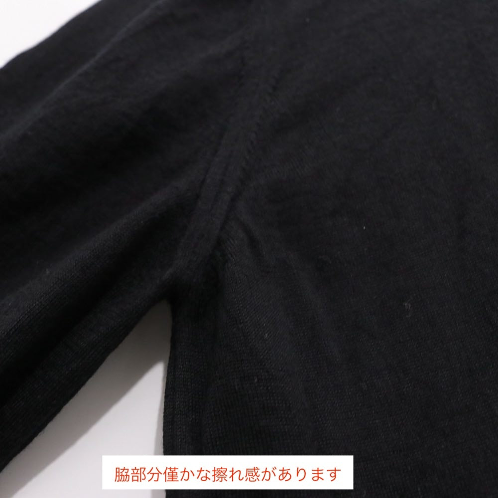 PRADA 23AW | High-Gauge Wool Crew-Neck Knit "Black" (DNA641 S152 128D)