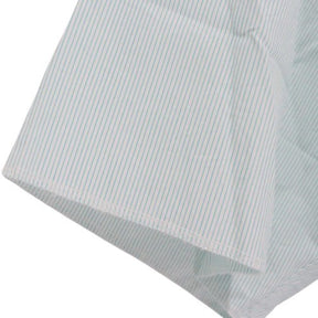 MACKDADDY | Open Collar Stripe Shirt "Green/White"