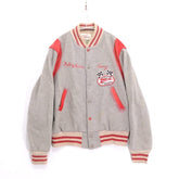 Gamemaster Marshall Clothing Mfg Co 60s | Vintage Award Jacket "Grey/Red" (Made in USA)