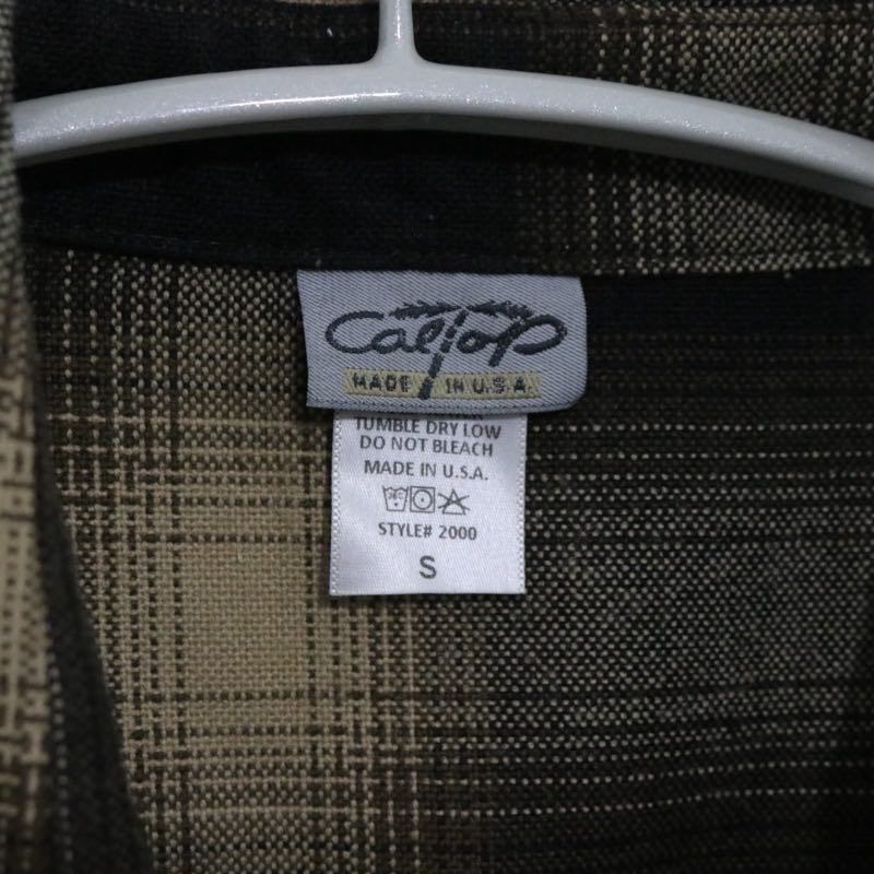 CATTLE-TOP | Ombre Check Shirt "Black/Brown" (USA Made)