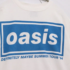 Oasis (Vintage Style Boot) | "Definitely Maybe" Summer Tour T-Shirt "Giant Tag / Made in USA"