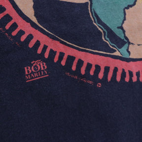 LIQUID BLUE 90s | BOB MARLEY Soccer S/S Tee "Black / 1994 Copyright Made in USA"