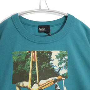 kolor(カラー)24aw HELP PUNK TO GET DRUNK 1 PHOTO S/S TEE