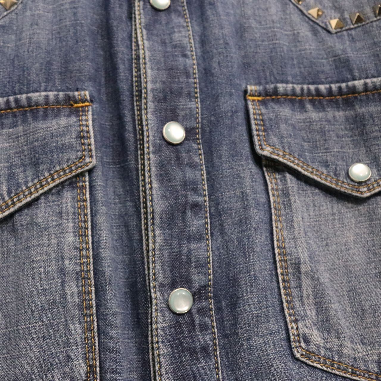 VALENTINO(ヴァレンティノ) Rockstud Denim Shirt