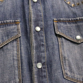 VALENTINO(ヴァレンティノ) Rockstud Denim Shirt