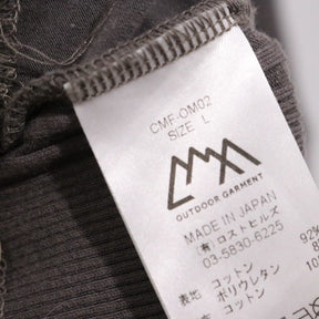 CMF OUTDOOR GARMENT 25SS | OM TEE S/S "Gray/Deodorant Stretch" (CMF-OM02)