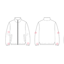 SWAGGER | Varsity Jacket "S-Logo" (Black/White)