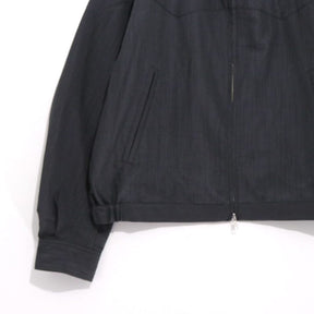 JOURNAL STANDARD 26SS | Slub Sucker Zip Jacket "Black" (26011600560010)