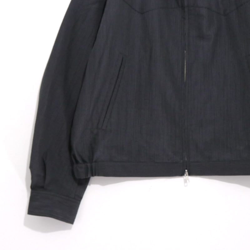 JOURNAL STANDARD 26SS | Slub Sucker Zip Jacket "Black" (26011600560010)