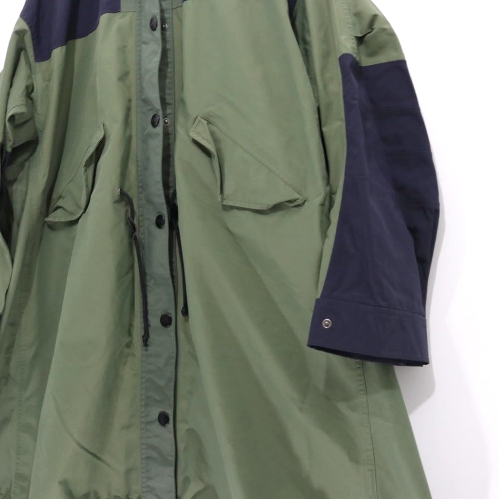THE NORTH FACE × sacai 17AW | Long Coat "OLIVE DRAB" (NPW671SA)