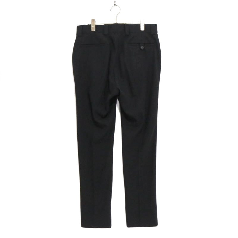 GUCCI 80s-90s Vintage | 2-Tuck Tapered Slacks "Black" (Size 46)