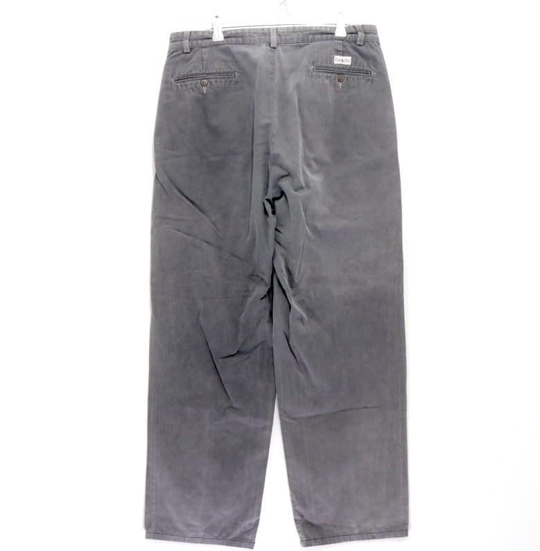 Polo Ralph Lauren 90s | ANDREW PANT 2-Tuck Slacks "Grey"