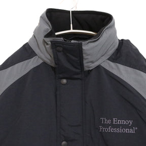 The Ennoy Professional 25AW | PADDED NYLON BENCH COAT "Black" (AW25BRENJK06LP)