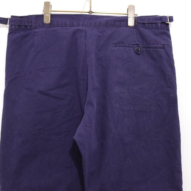 90s Vintage Royal Navy | Working Dress Trousers (Side Adjuster / OPTI Zip)