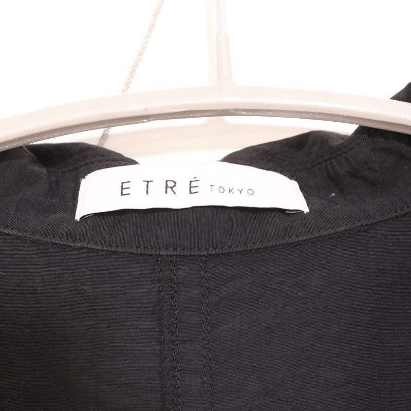 ETRE TOKYO 24SS | Belted Nylon Jumpsuit "Black" (1224530112-0)
